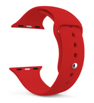 Microsonic Apple Watch Series 7 45mm Silikon Kordon Kırmızı
