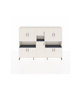 Arges Dolap 14 Raflı 10 Kapaklı 220x30x163 Aytaşı-Aytaşı/Antrasit