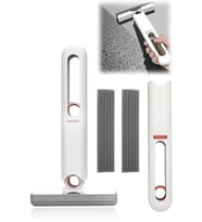 Pratik Mini El Mop Süngerli Yıkanabilir Sıkmalı, Çok Amaçlı Temizlik Seti