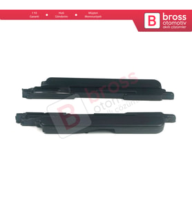 Renault Clio MK2 1998-2016 İçin 2 Parça Sunroof Kızak Cam Kaldırma Ayak Tamir Seti 120 mm Delikli