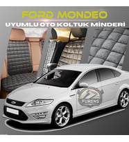 Ford Mondeo Antrasit Renk Tay Tüyü Cepli & Terletmez Sırtlı Oto Koltuk Minder Seti - Koltuk Koruma Kılıfı (ÖN & ARKA TAM SET)