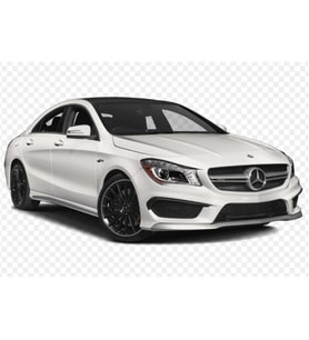 Mercedes CLA Serisi W117 (2012-2015) CLA45 Ön Lip (Plastik)