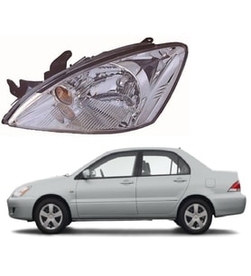 Mıtsubishi Lancer 2003-2007 Far Lambası Manuel Ön Far Sağ