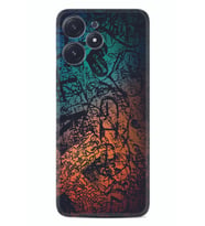 Xiaomi Poco M6 Pro 5G Kılıf Silikon Desen Özel Seri İşaretler Tuval 1716