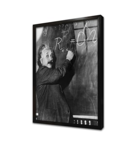 Einstein Çerçeveli Cam Tablo