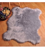 Tappeto Soft Peluş Kuzu Postu Gri