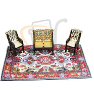 Minyatür Halı Dollhouse Dekorasyonu Mini Taban Halısı