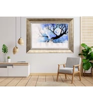 Gümüş Çerçeveli dekoratif Tablo as1008