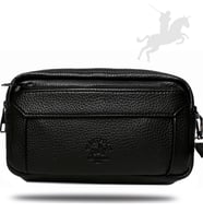 WEST POLO Westpolo Suni Deri El Ve Bilek Askılıklı Portföy Çanta Siyah Bty5022