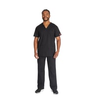 Dickies Signature DKE81906 - DKE81006  Medikal Giyim Doktor Scrubs Cerrahi Takım Likralı Hastane Üniforması (Siyah)