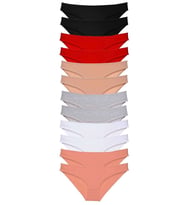 12 adet Süper Eko Set Likralı Kadın Slip Külot Set 1
