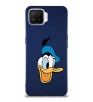 Oppo A73 Soft Premier Kapak Donald Duck-A Tasarımlı Silikon Kılıf - Lacivert (Şeffaf)