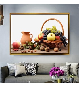 Altın Çerçeveli dekoratif tablo l1075 (Gold)