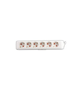 VİKO Multi-let 6'lı 2 Metre Topraklı Kablolu Çocuk Korumalı Priz