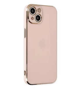 Newface Apple iPhone 14 Kılıf Volet Silikon - Pembe