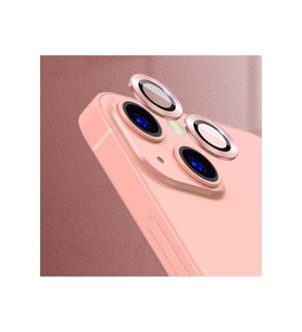 Apple iPhone 13 Uyumlu Zore CL-07 Kamera Lens Koruyucu (Rose Gold Altın)