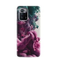 Xiaomi Poco X3 GT Kılıf Resimli Desenli Baskılı Silikon Kılıf Pink Green Cloud 1306