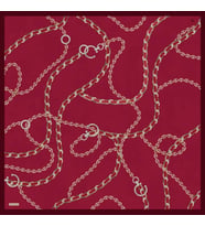Armine Sura İpek Eşarp 9346-32 Kırmızı Karışık Desen