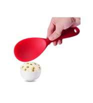 Silikon Geniş Pilav Kaşığı (22.5CM) Kırmızı