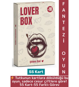 Fantezi Özel Gün Sevgili Çift Partner Cesaret Kart Görev Oyun Lover Box-Çiftlere Özel 55 Kart