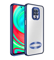 Xiaomi Redmi Note 9S Uyumlu Kılıf Kamera Korumalı Logo Gösteren Zore Omega Kapak