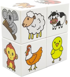 Ece'Nin Mini Hayvanat Bahçesi, 24 Sevimli Hayvan Figürü - 1 Yaş Oyuncak - Bebek Oyuncakları - 4 Man