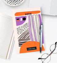 Kişiye Özel Defter, Gümüş Renk Metal Kalem Hediye Seti