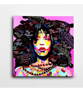 Pop Art Modern Kare Kanvas Tablo