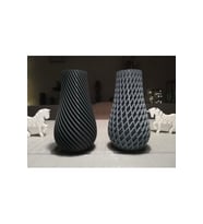 Lloret De Mar Lux Vazo Baklava Desen Gri 17cm (1 ADET)