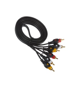 MN128XF 3 RCA kablosu/Oksijensiz Bakır-20 Metre-A+Kalite-VİDEO AUDİO STEREO SES Kablosu