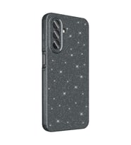 Galaxy A26 Kılıf Kamera Korumalı Simli Parıltılı Lüks Silikon (Siyah)