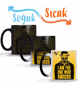 Breakıng Bad Im The One Who Knocks Sihirli Kupa Bardak Porselen