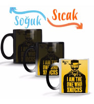 Breakıng Bad Im The One Who Knocks Sihirli Kupa Bardak Porselen