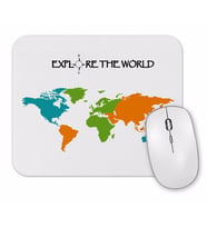 Explore The World Mouse Pad