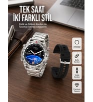 Akıllı Saat 1.62 İnç Ultimate Nabız Sensörlü Sesli Görüşme Yapabilen Yeni Nesil