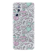 Xiaomi 13 Lite Kılıf Resimli Desenli Silikon Platinium Series I Love You 1882