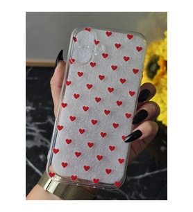 Iphone 16 PLUS Uyumlu Baskılı Şeffaf Telefon Kılıfı
