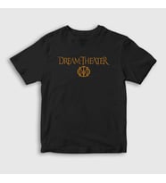Presmono Unisex Çocuk Siyah Logo V2 Dream Theater T-Shirt 144239tt