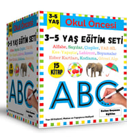 Okul Öncesi 3-5 Yaş Eğitim Seti (15 Kitap + 2 Etkinlik Seti)