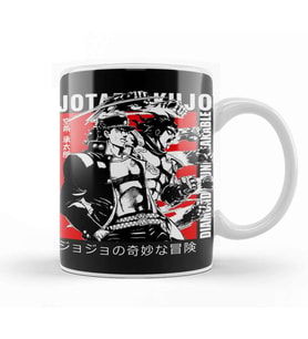Jotaro Kujo 015 Kupa Bardak Porselen