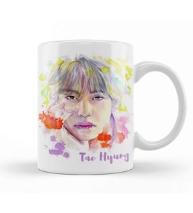 Bts Colorfull Taehyug 01 Kupa Bardak Porselen
