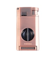 Cohiba Çift Torch Pürmüz Kesici & Delici Bronz Metal Puro Çakmağı