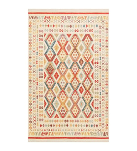 Hoom Rugs VGT 08 Light Multy Yıkanabilir Çift Taraflı Otantik Halı (Çok Renkli)