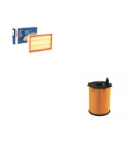 Bosch Filtre Bakım Seti Volvo V50 1.6 Dizel 2004-2006 110 Beygir Hava + Yağ filtre