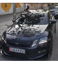  Skoda Octavia 2013-2020 Batman Yarasa Ayna Kapağı Piano Black Abs Plastik