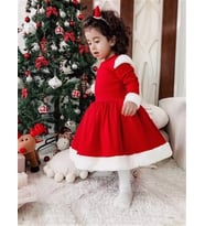 Kidsabu Noelcute Kırmızı Yılbaşı Elbise