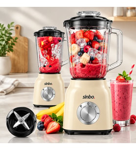Turbo El Blender Seti (600W) - Doğrayıcı & Mikser & Blender