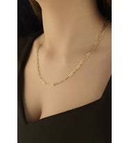 14 Ayar Altın Düz Ataç Kolye 3.10 mm (Sarı)