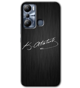 İnfinix Hot 20i Kılıf HD Desen Baskılı Kılıf - İmza Atatürk