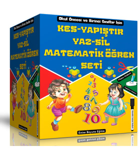 KES-YAPIŞTIR YAZ-SİL Matematik Öğren (Okul Öncesi ve Birinci Sınıflar İçin)
